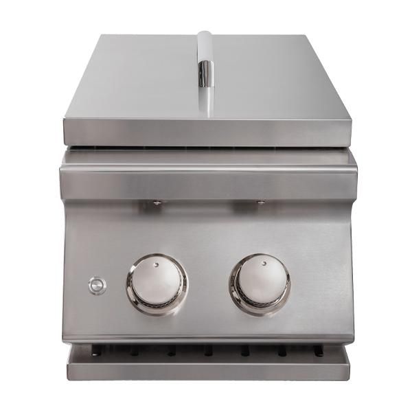Whistler Grills - Burford Double Built in Propane Side Burner Grill SB3