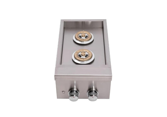 Whistler Grills - Burford Double Built in Propane Side Burner Grill SB5