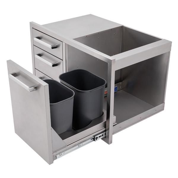 Whistler Grills - Burford Built-In Triple Drawer and Waste Bin Unit