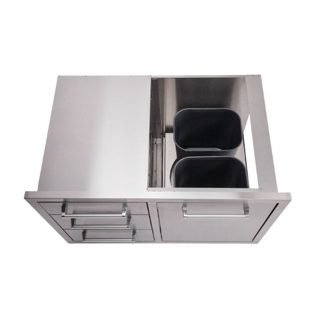 Whistler Grills - Burford Built-In Triple Drawer and Waste Bin Unit