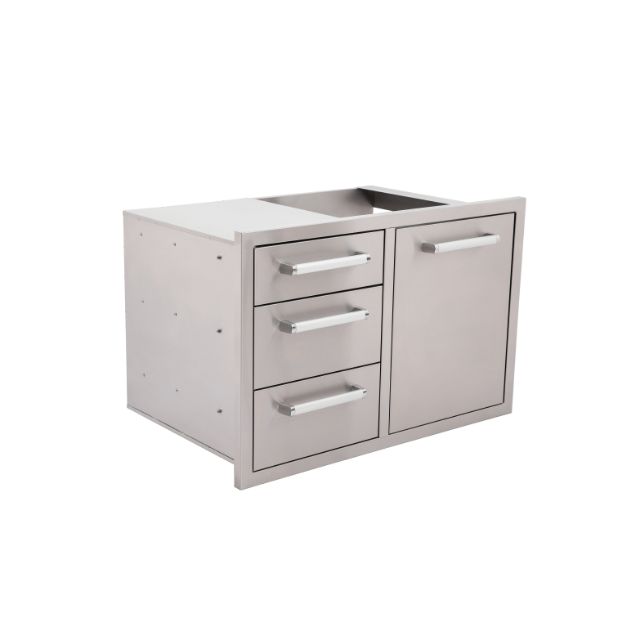 Whistler Grills - Burford Built-In Triple Drawer and Waste Bin Unit