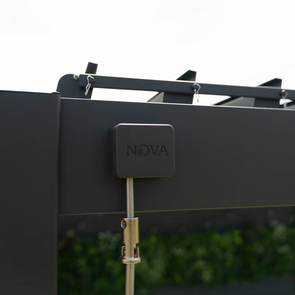 Nova - Titan 9m x 3m Aluminium Pergola - Grey