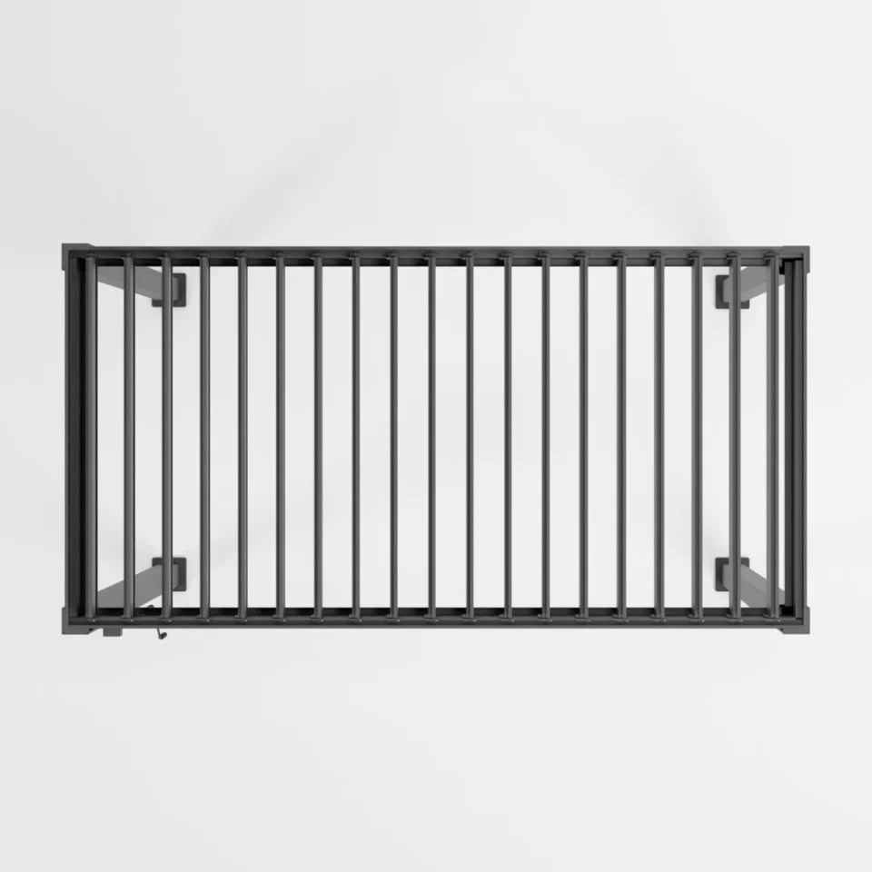 Titan Aluminium Metal Pergola in Graphite Grey - 3.0m x 1.5m Free Standing