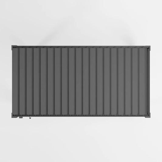 Titan Aluminium Metal Pergola in Graphite Grey - 3.0m x 1.5m Free Standing