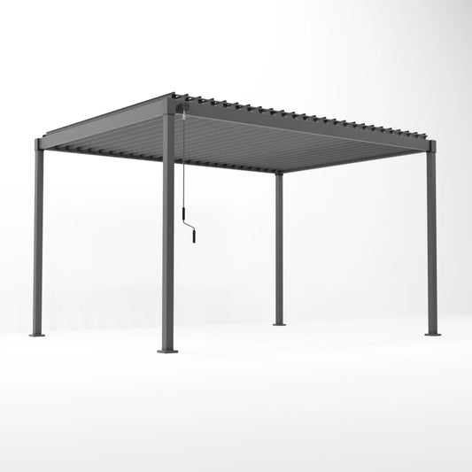 Nova - Shadow Pergola - 4.0 x 3.0m - Grey