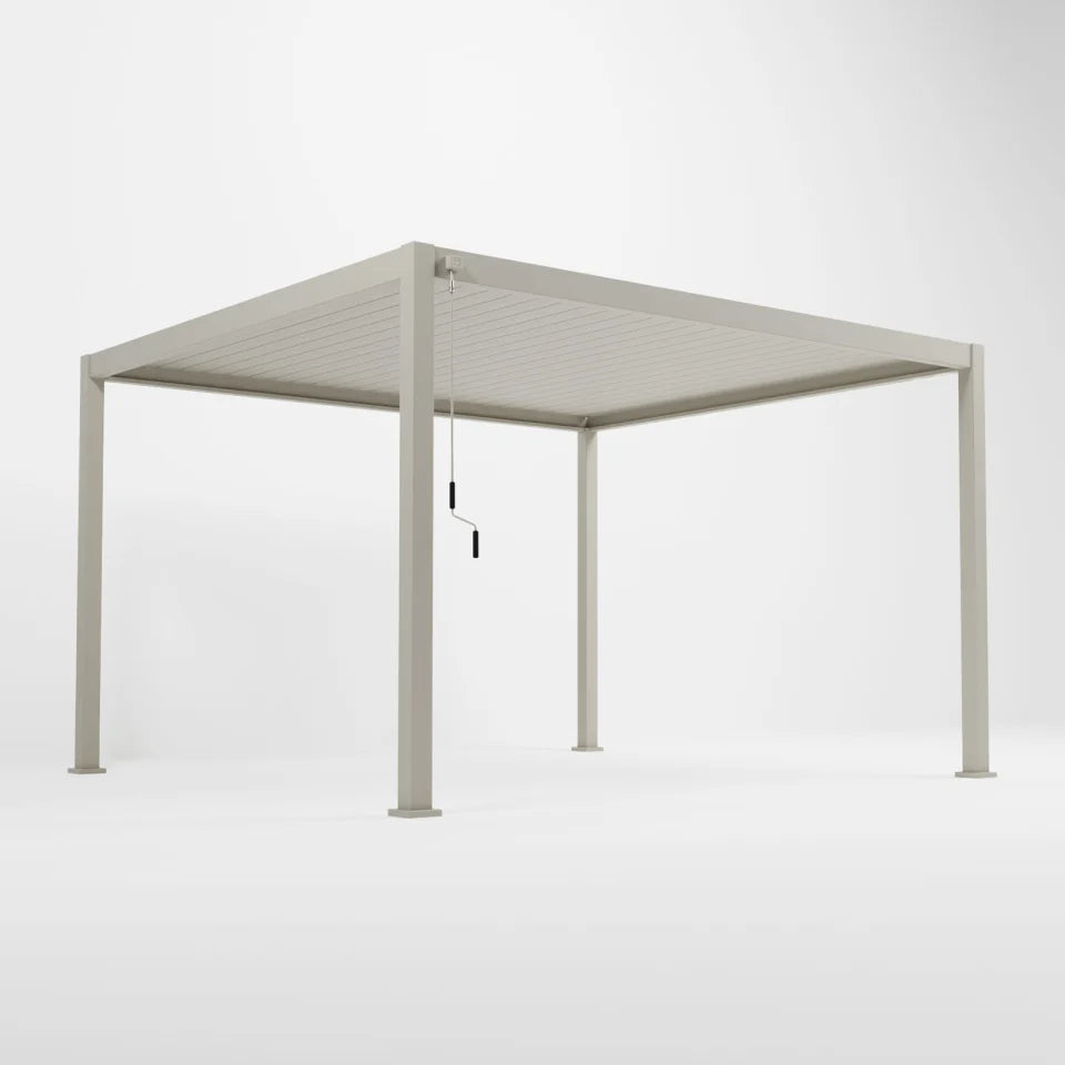 Nova - Titan Aluminium Pergola 3.6m x 3m - Pebble