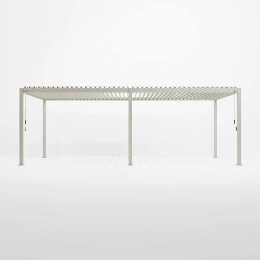Nova - Titan Aluminium Pergola - 7.2m x 3.6m Rectangular - Pebble