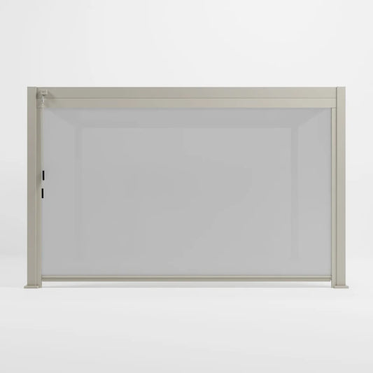 Nova - Pull Down Screen for Titan 3.6m Pergolas - Pebble