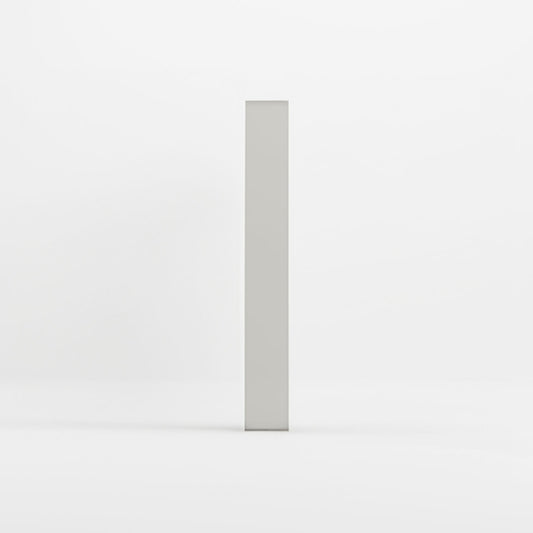 Nova - Titan Aluminium Pergola 31cm Solid Side Wall Panel - Pebble