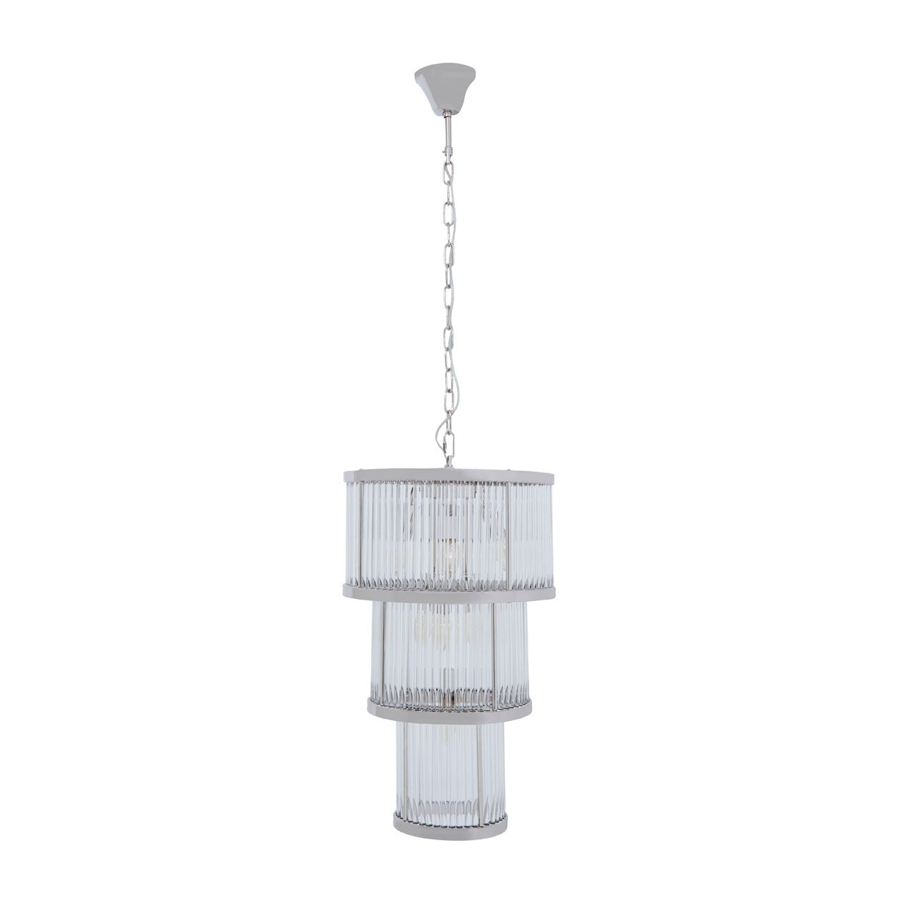 Chimes - Scarla 3 Tier Chandelier silver