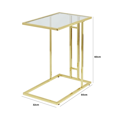 Chimes - The Addison Sofa Table Gold