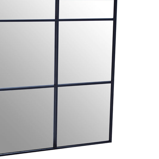 Chimes - Black 9 Squares Wall Mirror