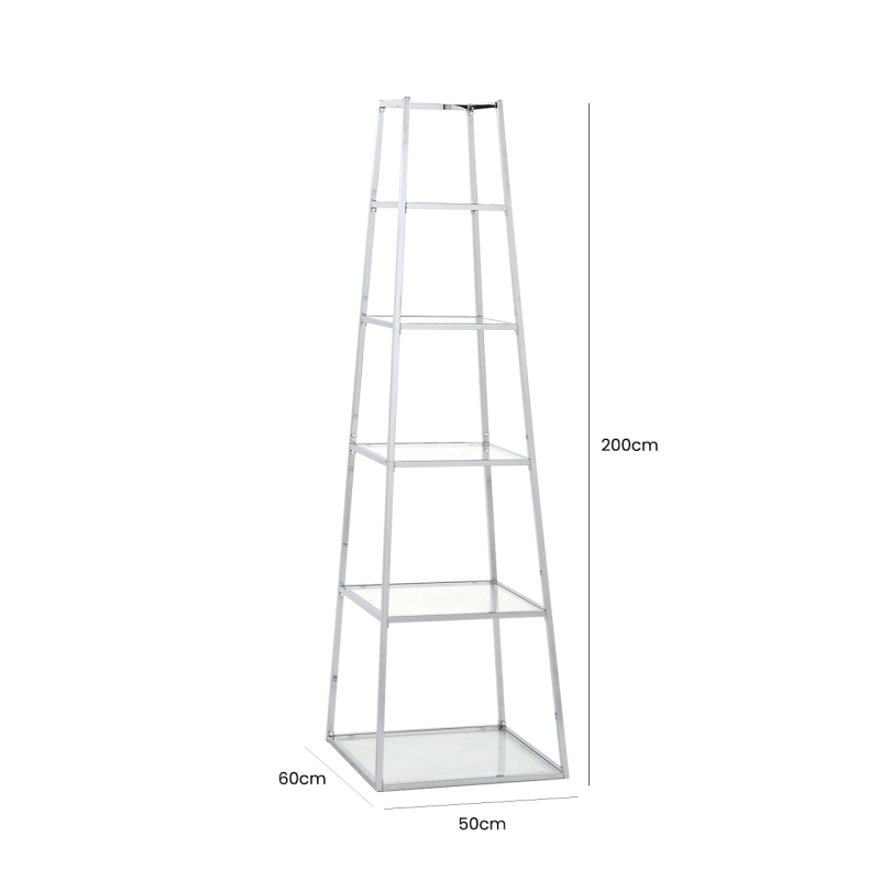 Chimes - Large Ladder Display Unit Silver