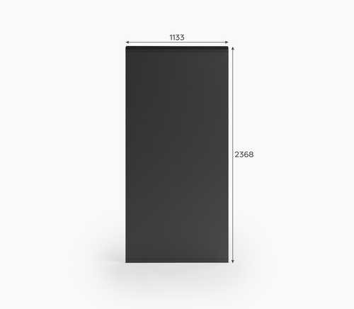 Nova - Titan 1.2M Solid Insulated Side Wall Panel - Grey