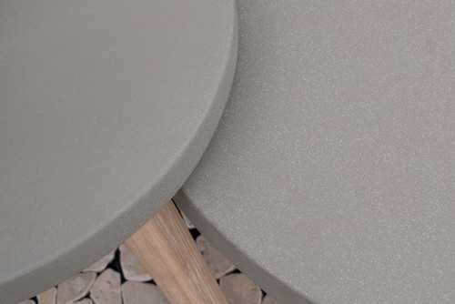 Nova - Summer Corner Sofa Set with Round Coffee Table & Side Table - Beige