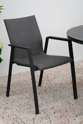 Nova - Phoenix 4 Seat 1.2m Round Dining Set - Grey