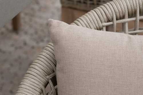 Nova - Summer 6 Seat Rectangular Dining Set - Beige