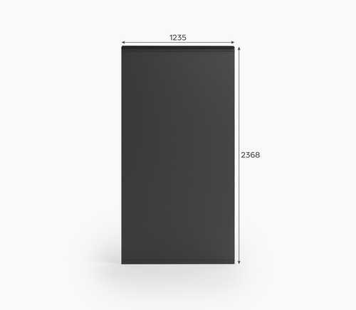 Nova - Titan 1.3M Solid Insulated Side Wall Panel - Grey