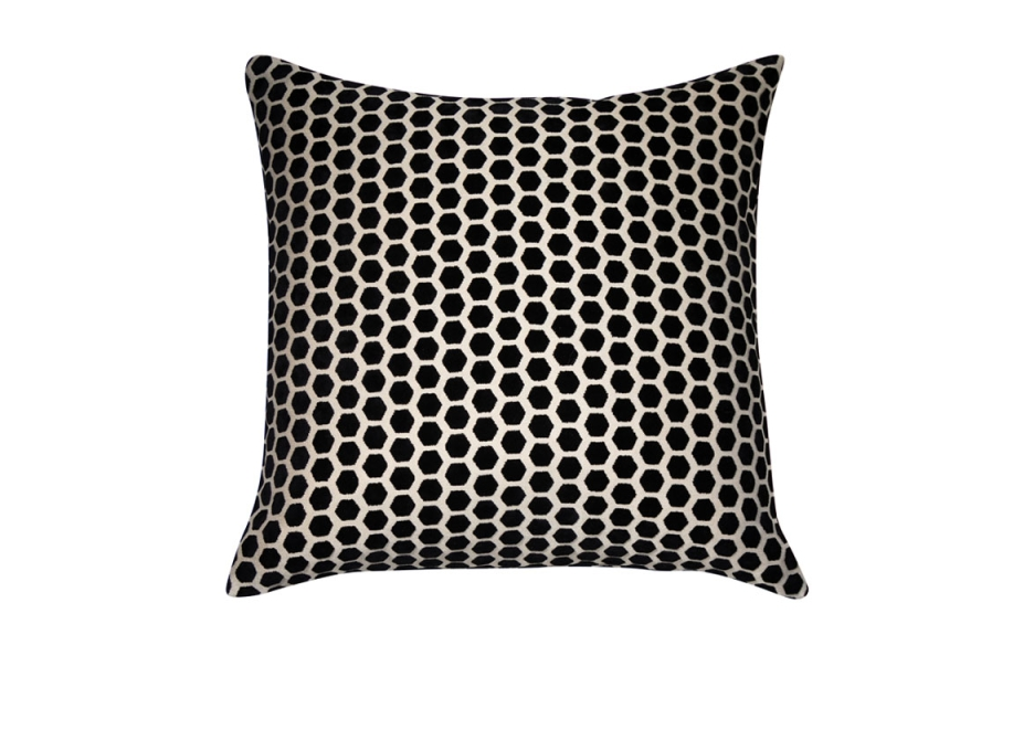 Chimes - Large Jorvik Black Cushion 56 x 56