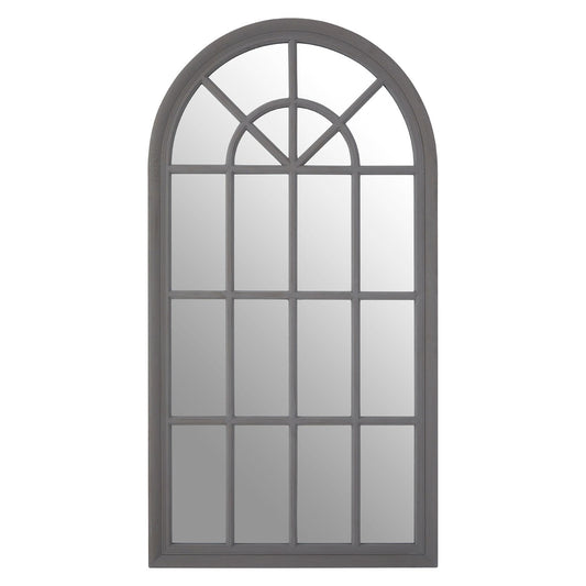 Chimes - Grey Window Wall Mirror