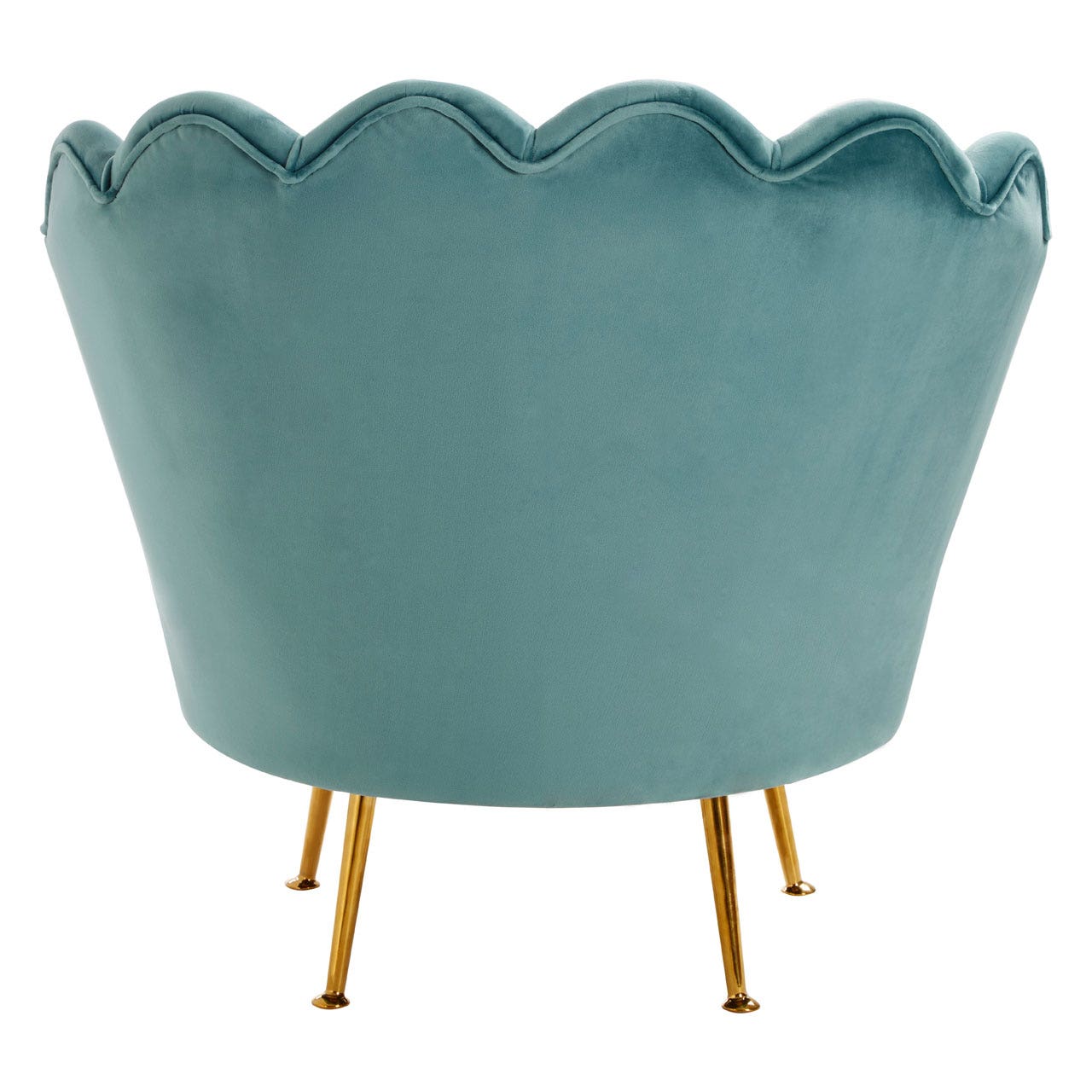 Chimes - Monroe Blue Scalloped Chair