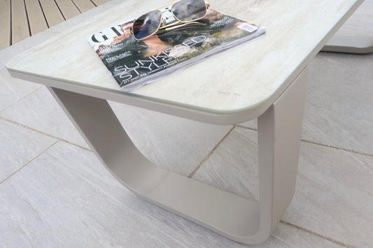 Chimes - Capri 3 Seat Aluminium Sofa Set With Coffee Table