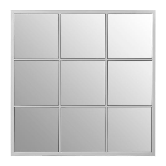 Chimes - Silver 9 Squares Wall Mirror