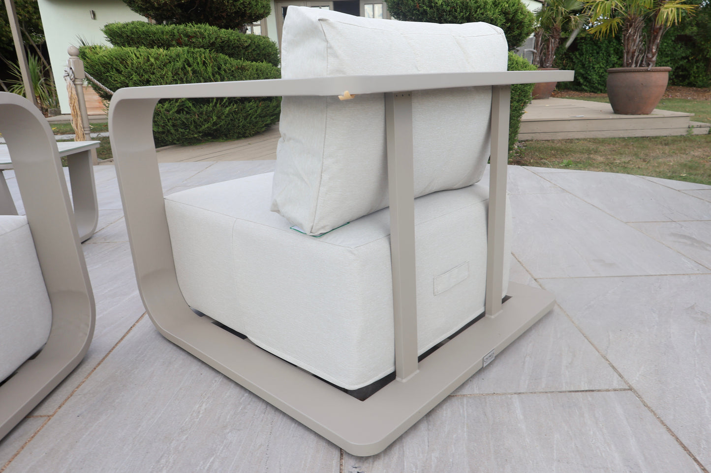 Chimes - Capri 3 Seat Aluminium Sofa Set With Coffee Table