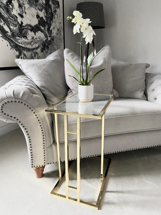 Chimes - The Addison Sofa Table Gold