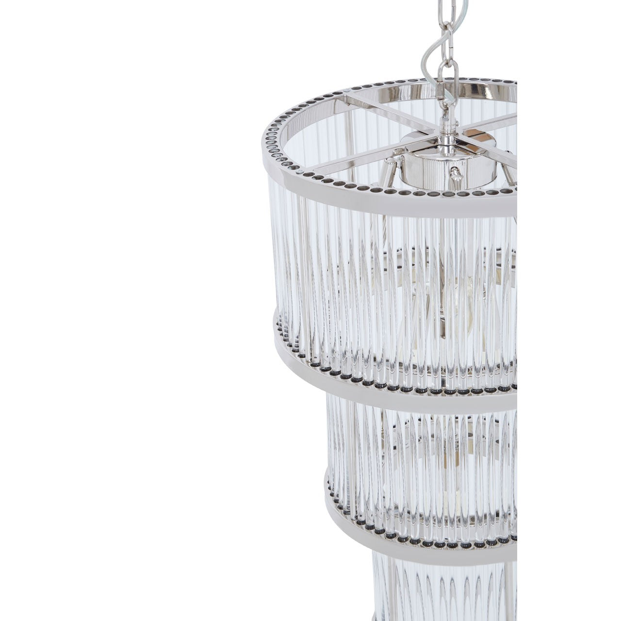 Chimes - Scarla 3 Tier Chandelier silver