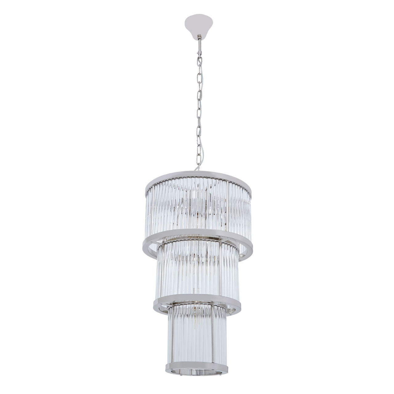 Chimes - Scarla 3 Tier Chandelier silver
