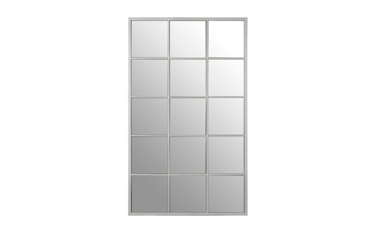 Chimes - Silver 15 Squares Wall Mirror
