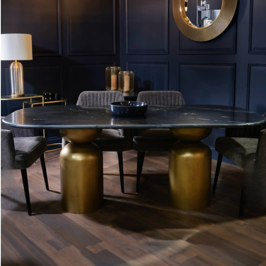 Calia Black & Brown Dining Table