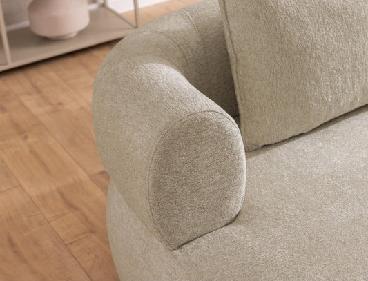 Sarro Beige Left Hand Corner Sofa