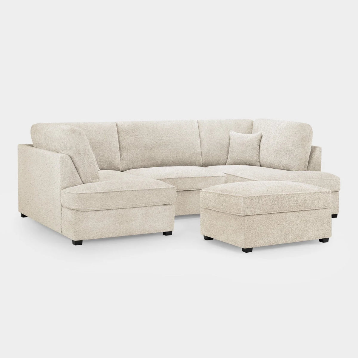 Manhattan Boucle U Shape Corner - Beige