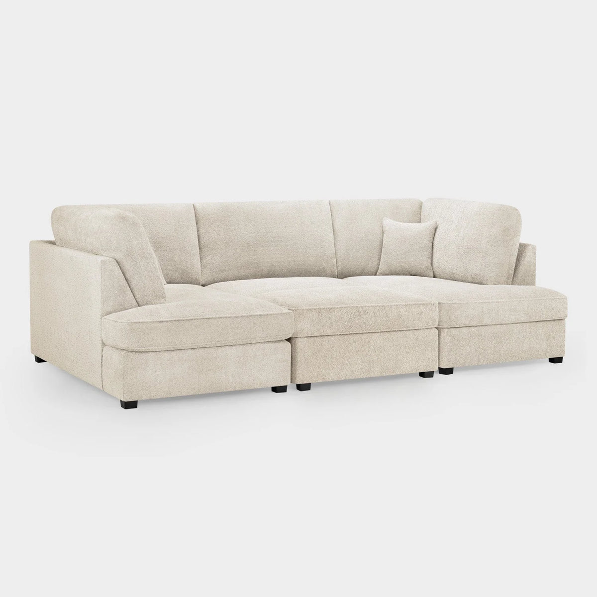 Manhattan Boucle U Shape Corner - Beige
