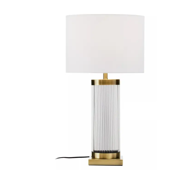 Nalita White And Gold Table Lamp