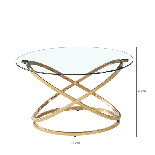 Reina Gold Coffee Table