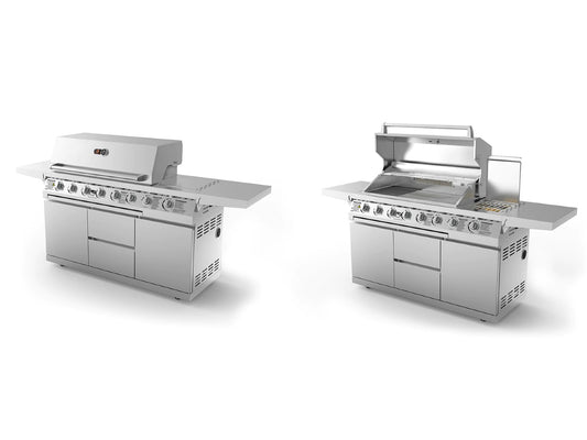 Whistler Grills - Lechlade 6 Burner Pre-Built Outdoor Kitchen